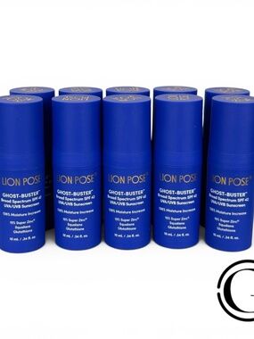 LOT OF 10 Lion Pose GHOST BUTTER UVA/UVB SPF 42 .34oz/10mL Travel Size 2025